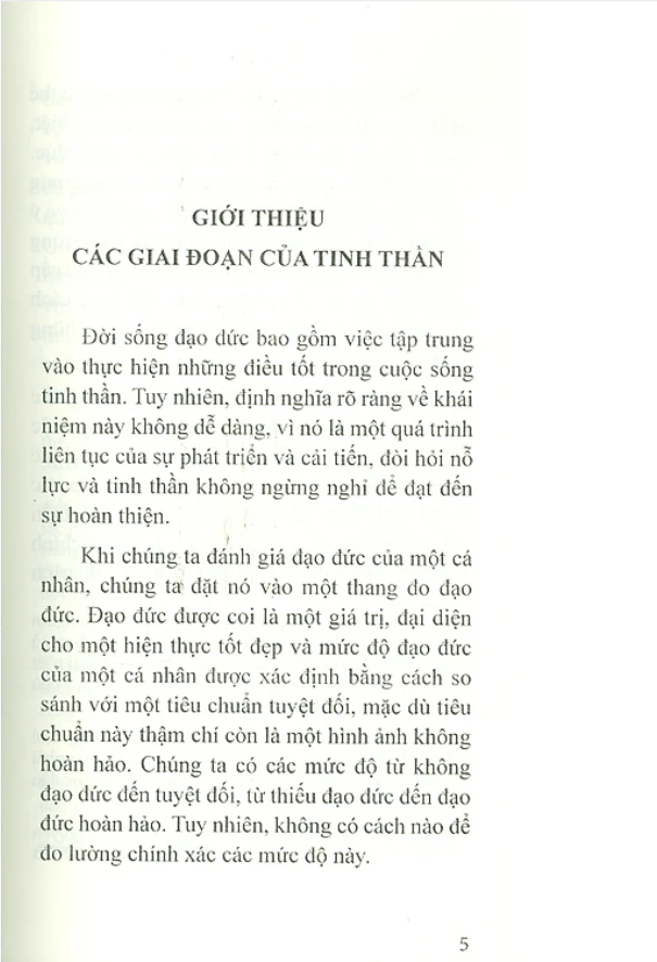 Các Mức Độ Của Đời Sống Đạo Đức