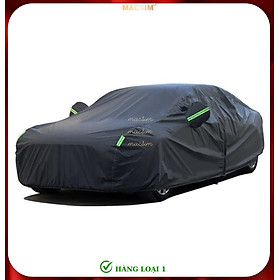 Bạt phủ ô tô Toyota Fortuner nhãn hiệu Macsim sử dụng trong nhà và ngoài trời chất liệu Polyester - màu đen