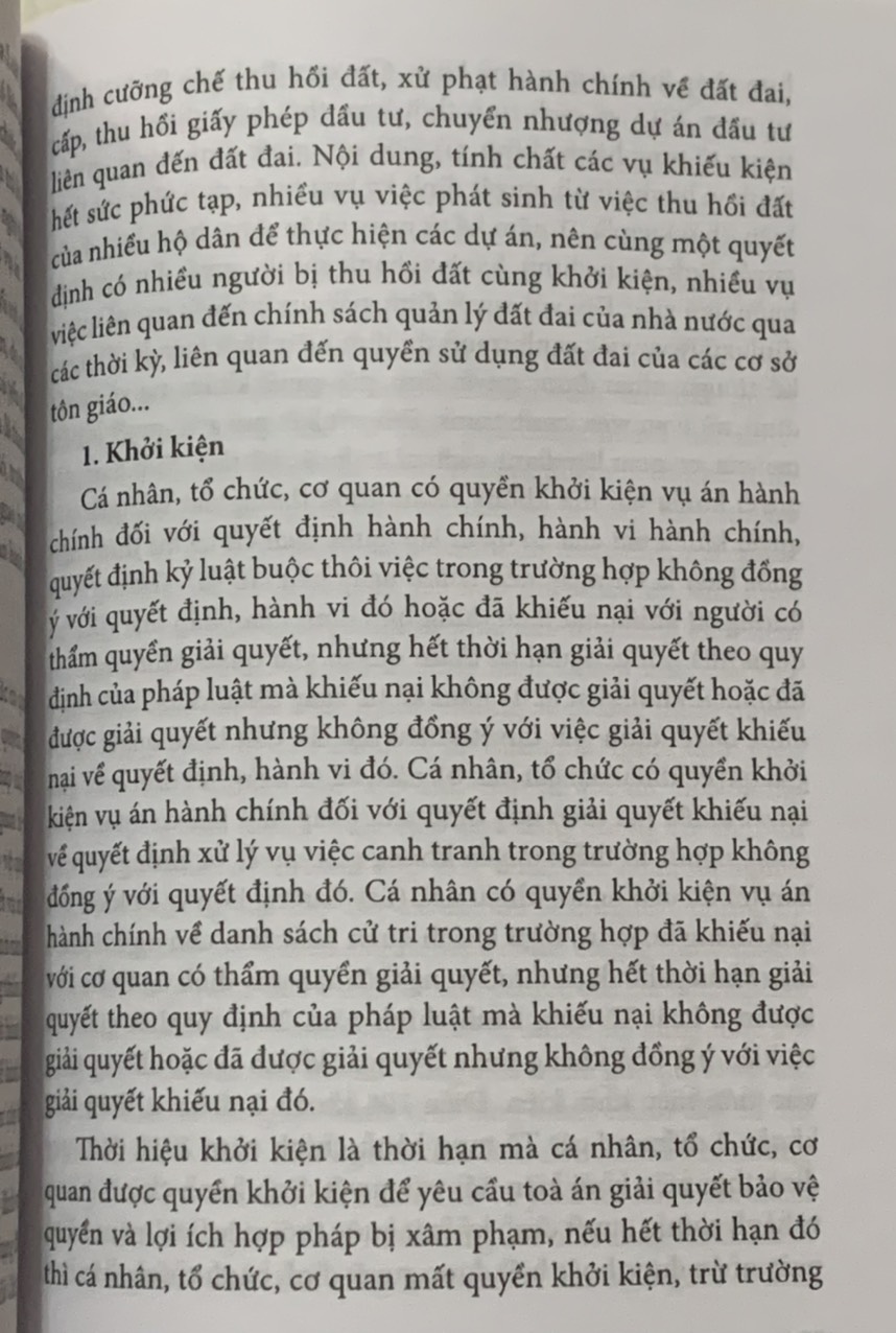 Giải quyết vụ án hành chính