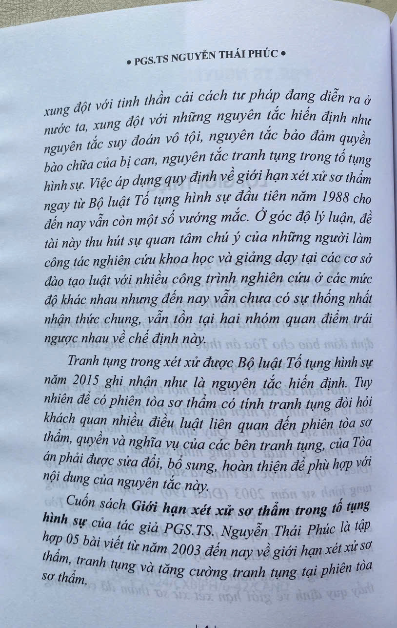 Giới Hạn Xét Xử Sơ Thẩm Trong Tố Tụng Hình Sự