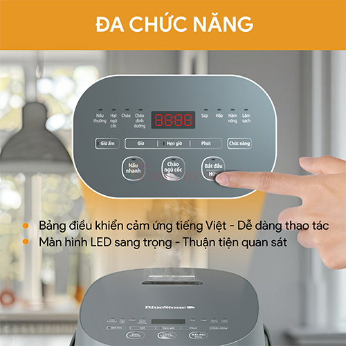 Nồi cơm điện tử Bluestone 1.2 lít RCB-5947 - Hàng chính hãng