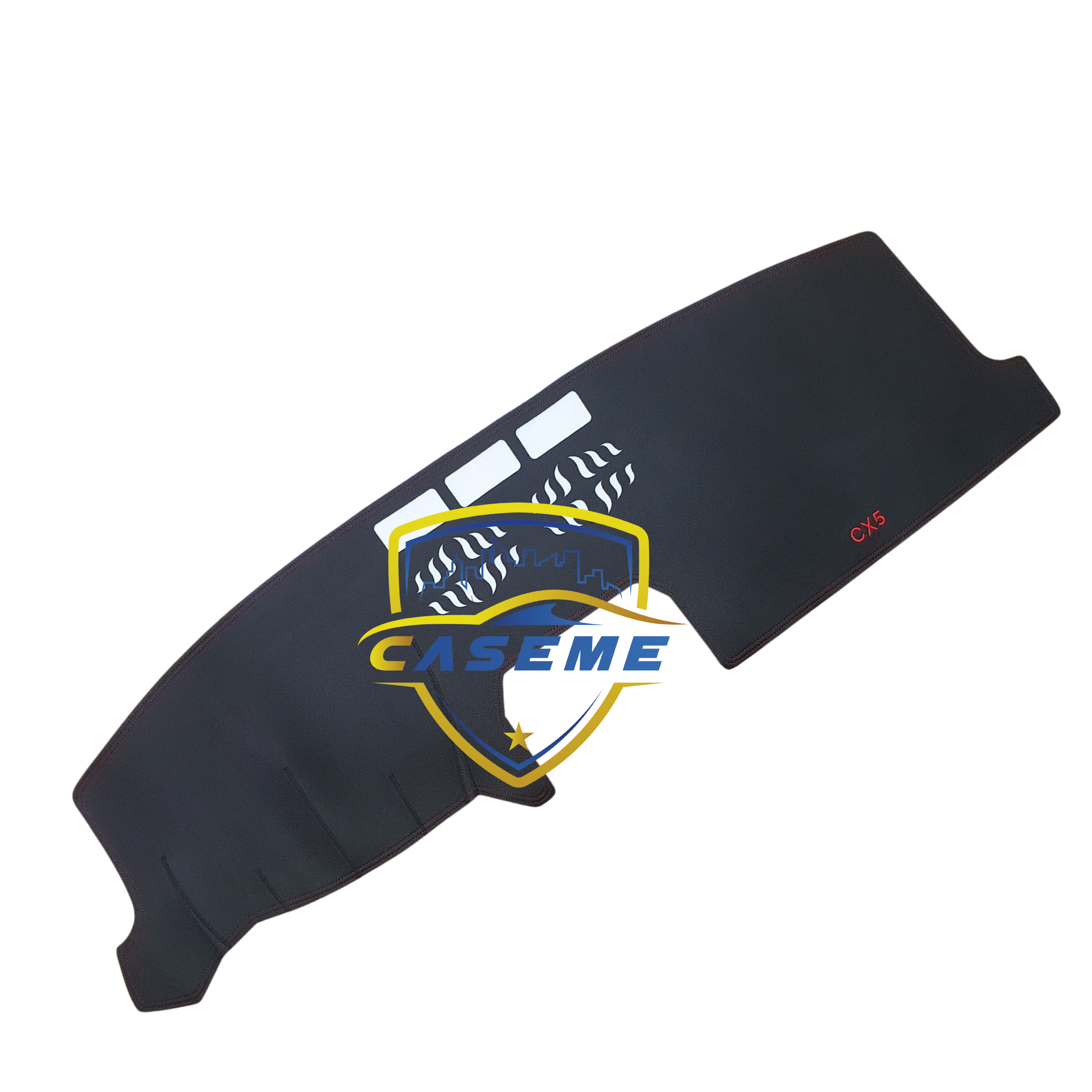 Thảm da taplo vân carbon cao cấp dành cho xe Mazda CX-5 2018 - 2021