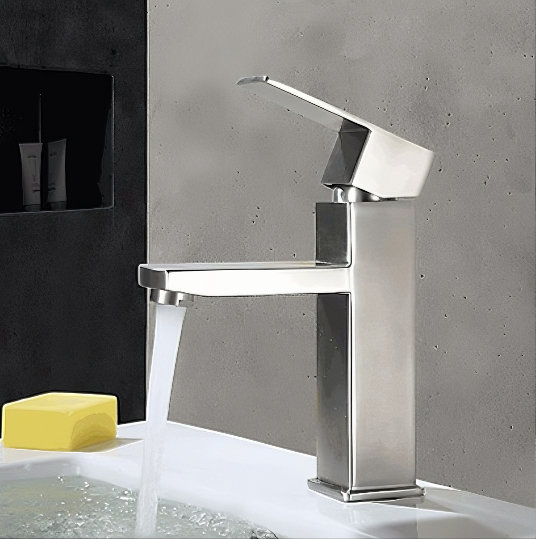 Vòi lavabo inox 304 nóng lạnh HANBACHLVB5