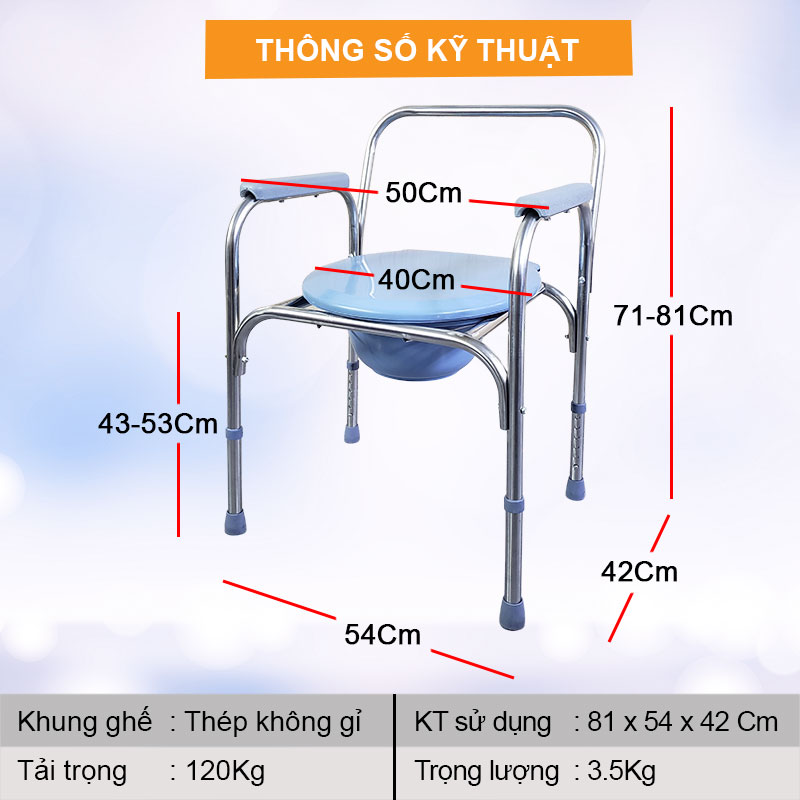 GHẾ BÔ VỆ SINH CHO NGƯỜI GIÀ, NGƯỜI BỆNH NHIỀU MẪU MÃ LỰA CHỌN - CHÍNH HÃNG NIKITA