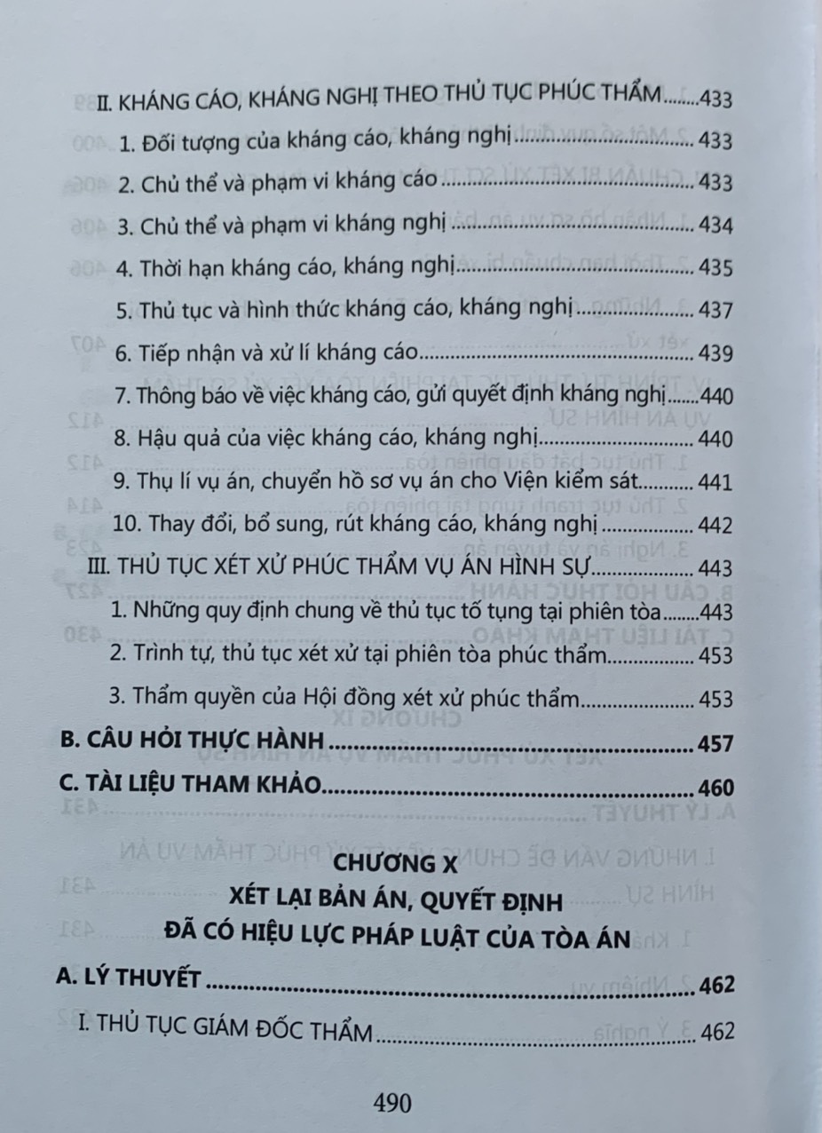 Hướng dẫn môn học Luật tố tụng hình sự