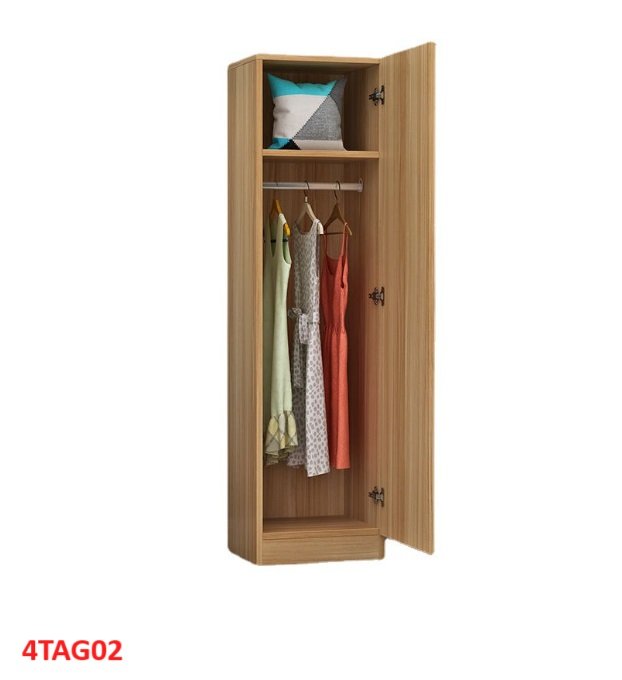 Tủ quần áo mini- Tủ quần áo gỗ MDF 4TAG02 - Nội thất lắp ráp Viendong adv