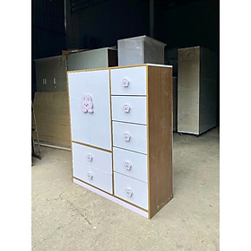 Tủ quần áo nhựa đài loan cho bé cao 1m25 x ngang 1m05 x sâu 40cm tay nắm gấu