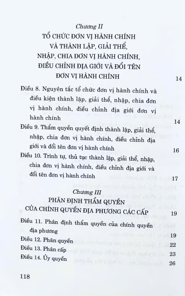 Luật Tổ Chức Chính Quyền Địa Phương Năm 2025