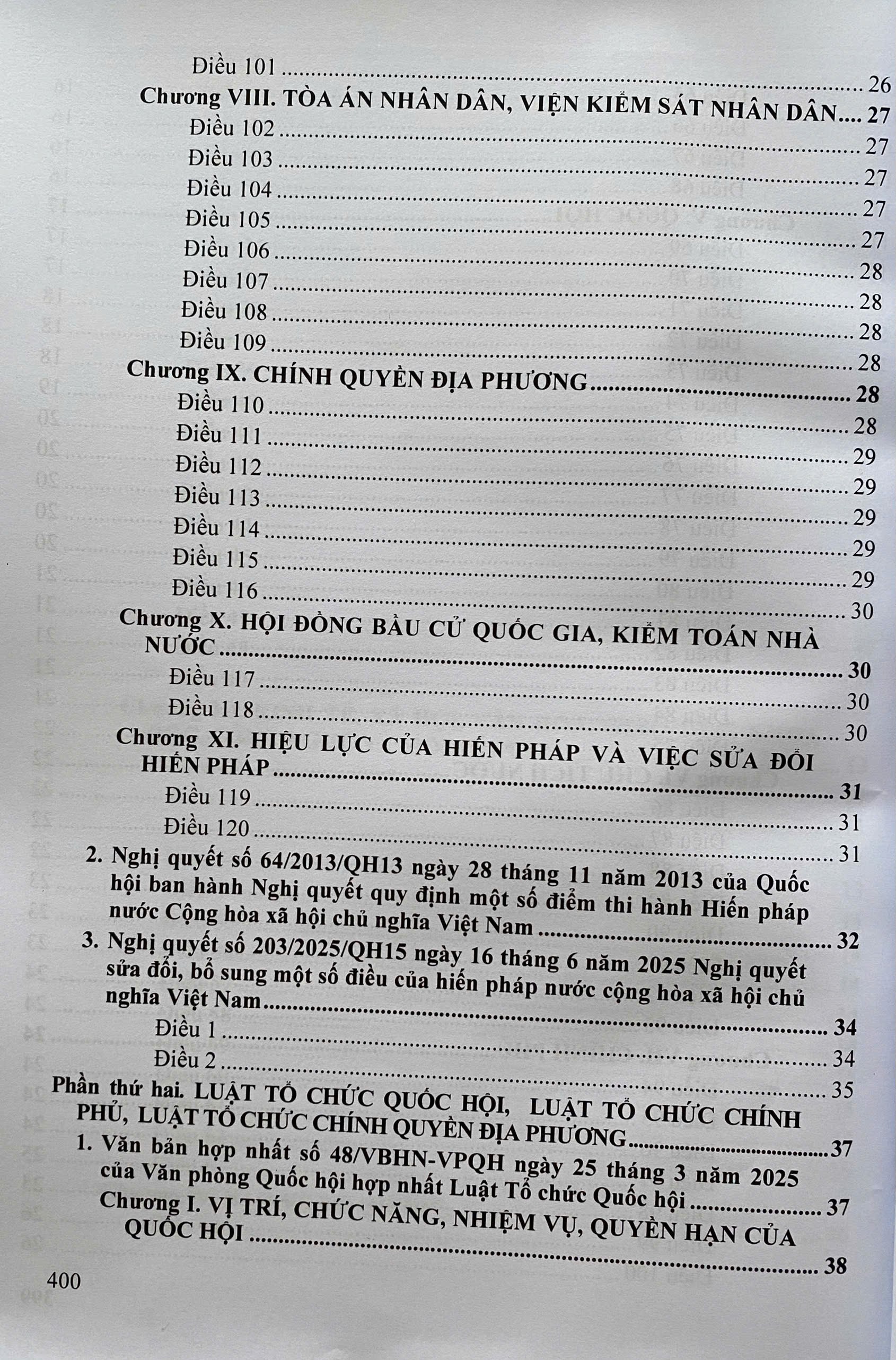 Sách Luật Tổ Chức Chính Quyền Địa Phương, Đơn Vị Hành Chính Cấp Tỉnh Và Danh Sách Đơn Vị Hành Chính Cấp Xã Của 34 Tỉnh, Thành Phố
