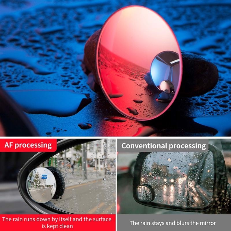 Gương cầu lồi Baseus Full View Blind Spot Rearview Mirrors (Bộ 2 cái) mở rộng góc nhìn, chống điểm mù cho xe hơi - Hàng chính hãng