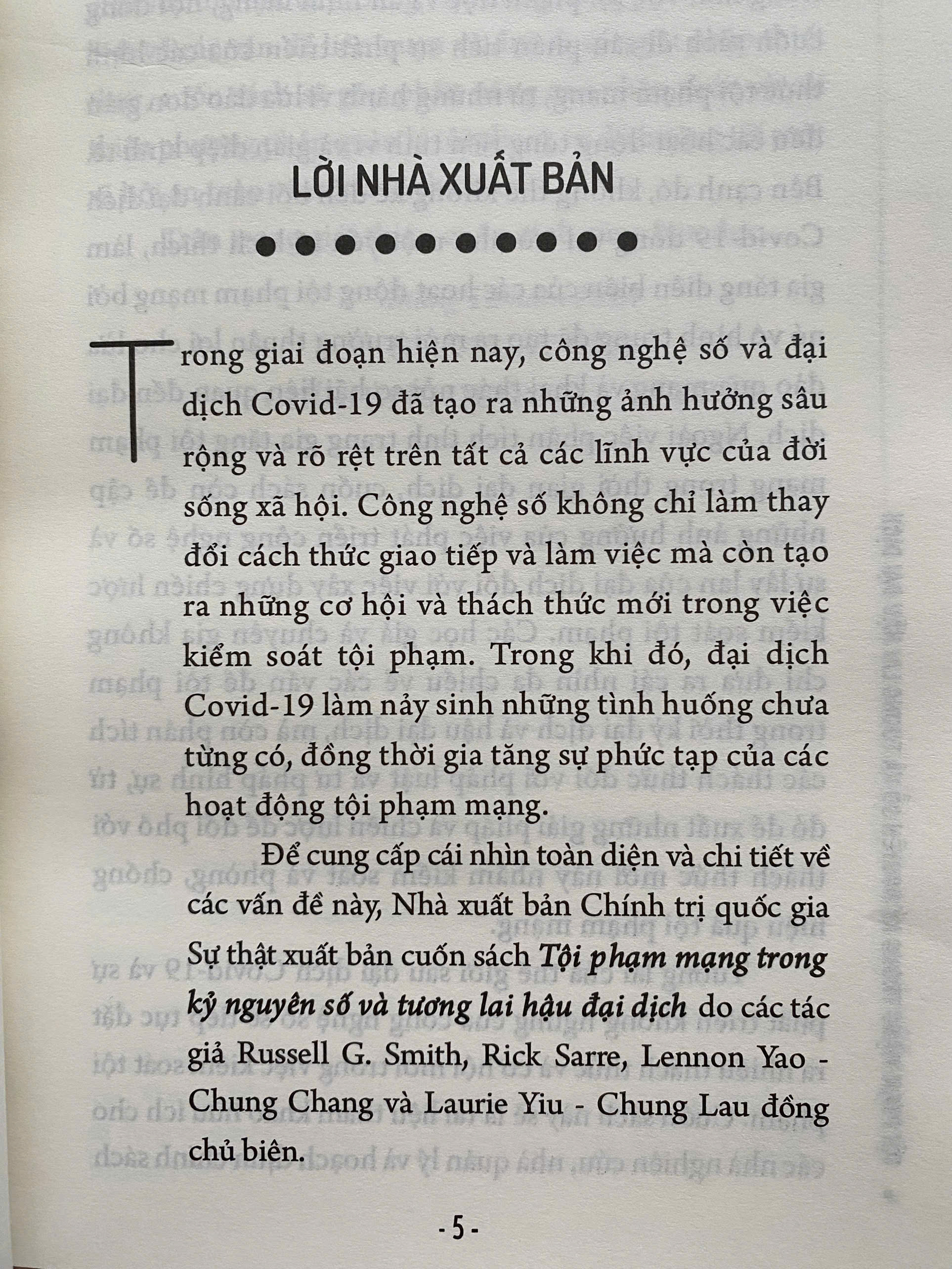 Tội Phạm Mạng Trong Kỷ Nguyên Số và Tương Lai Hậu Đại Dịch