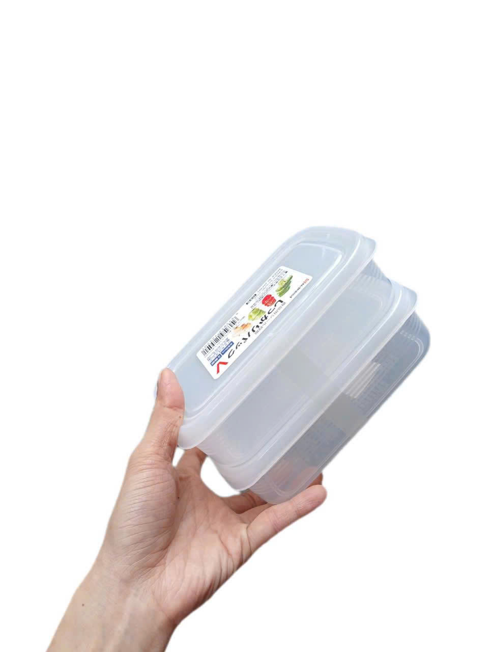 Set 02 hộp thực phẩm Firm Pack V 450ml x2 - Hàng nội địa Nhật Bản nhập khẩu chính hãng