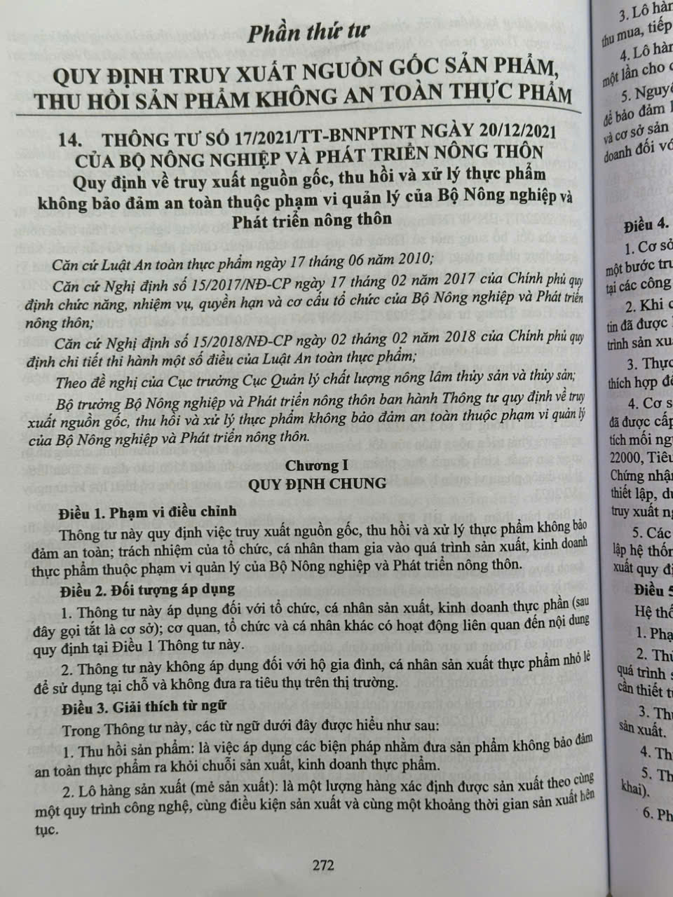 Sách Luật An Toàn Thực Phẩm – Công Tác Thanh Tra Kiểm Tra Bảo Đảm An Toàn Vệ Sinh Thực Phẩm Trong Các Đơn Vị, Doanh Nghiệp, Quán Ăn, Nhà Hàng, Khách Sạn - V2305D