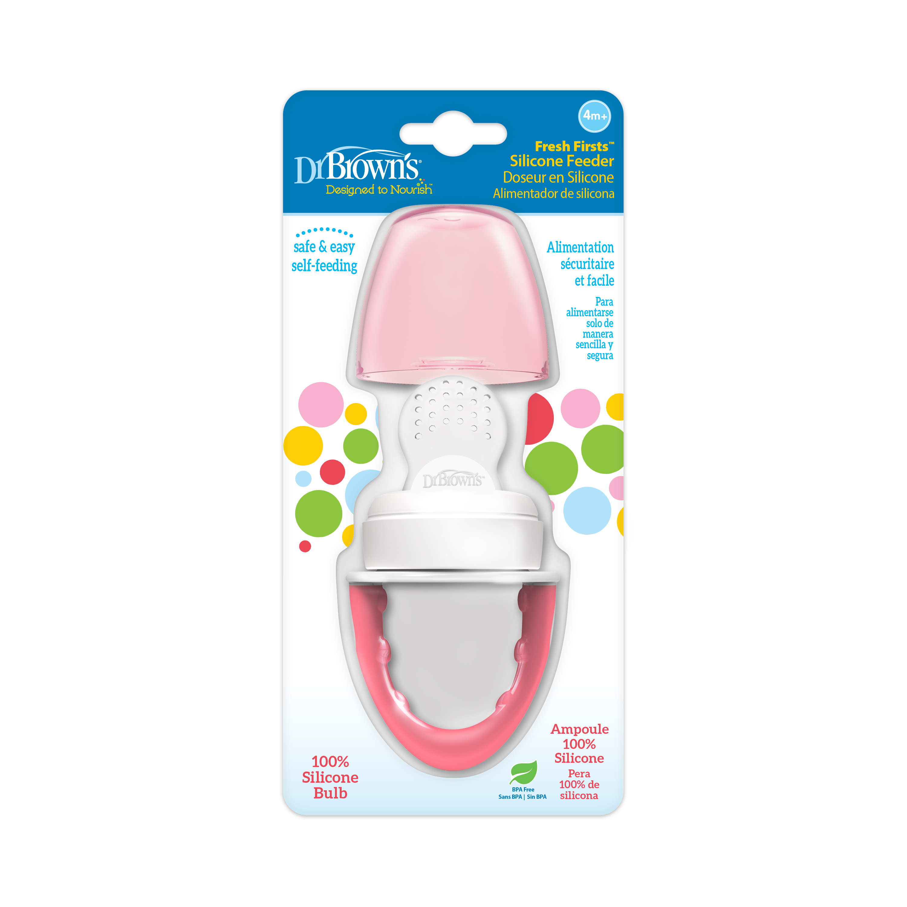 Túi nhai chống hóc chất liệu silicone - Dr.Brown