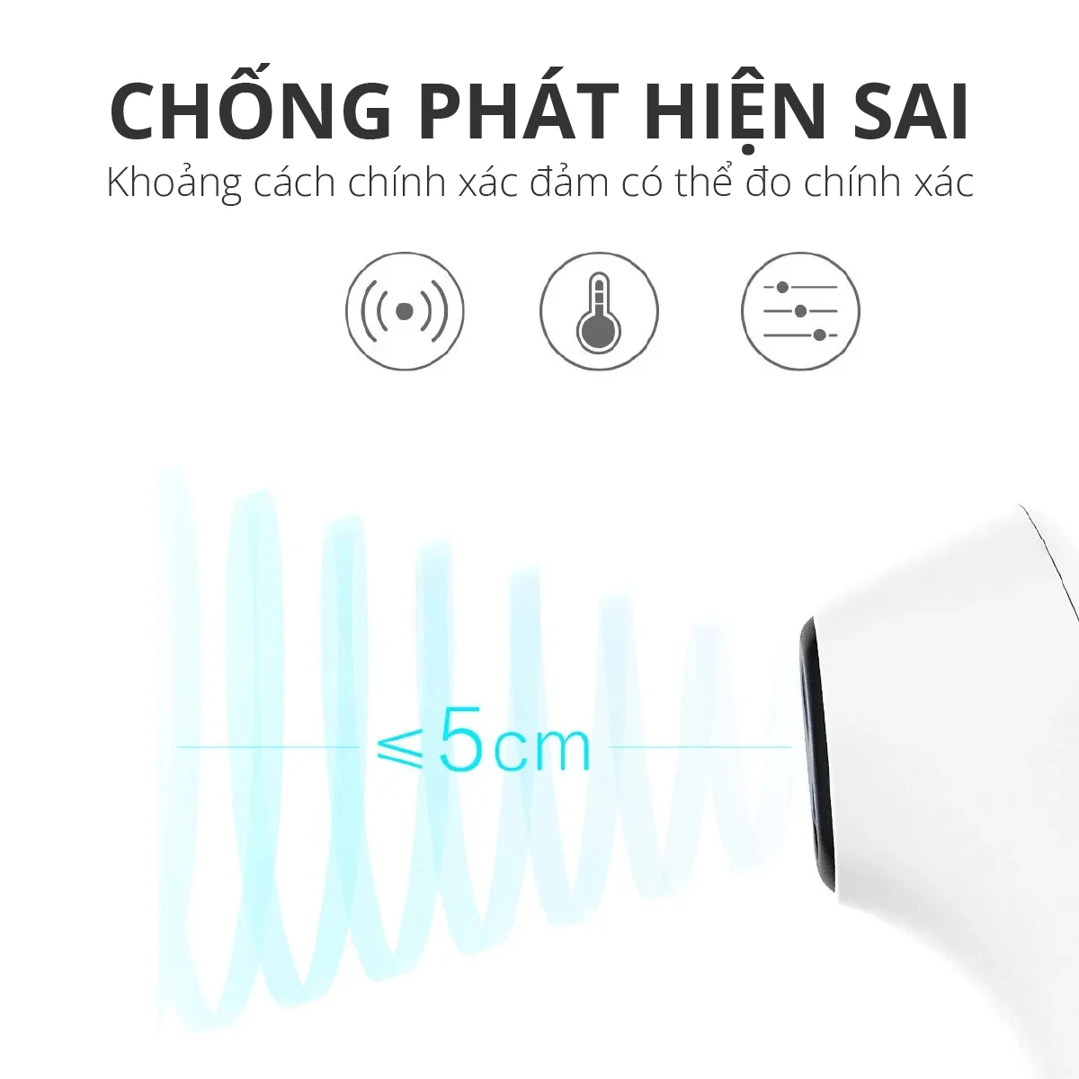 Máy Đo Nhiệt Kế Kachi JXB-315 Cảm Biến Hồng Ngoại có chứng nhận FDA Mỹ