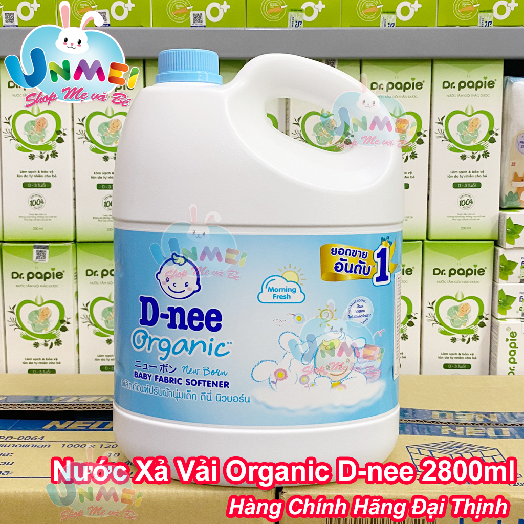 Dung Dịch Xả Quần Áo Cho Bé D-nee màu Xanh - Tem phụ Công ty Đại Thịnh