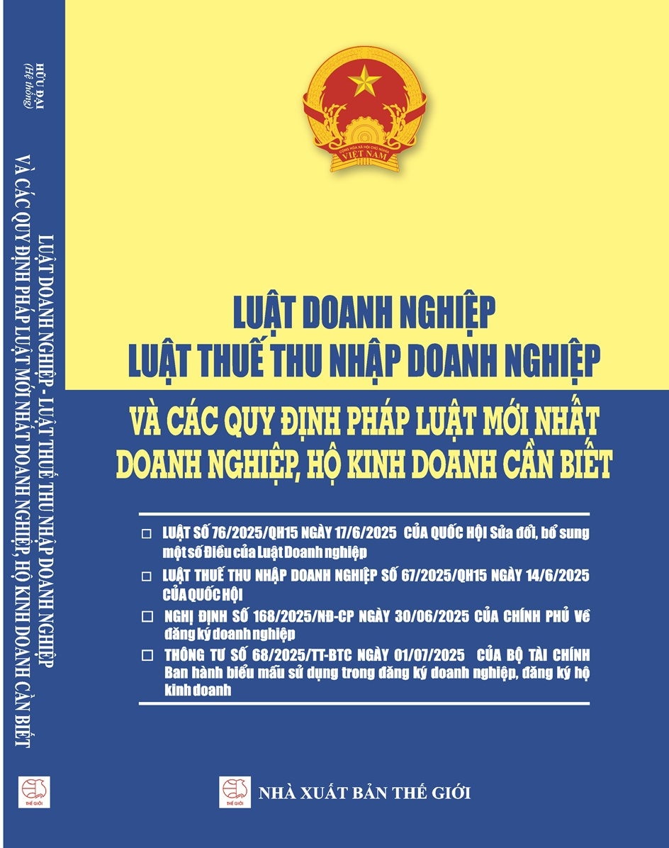 Sách Luật Doanh Nghiệp, Luật Thuế Thu Nhập Doanh Nghiệp Và Các Quy Định Pháp Luật Mới Nhất