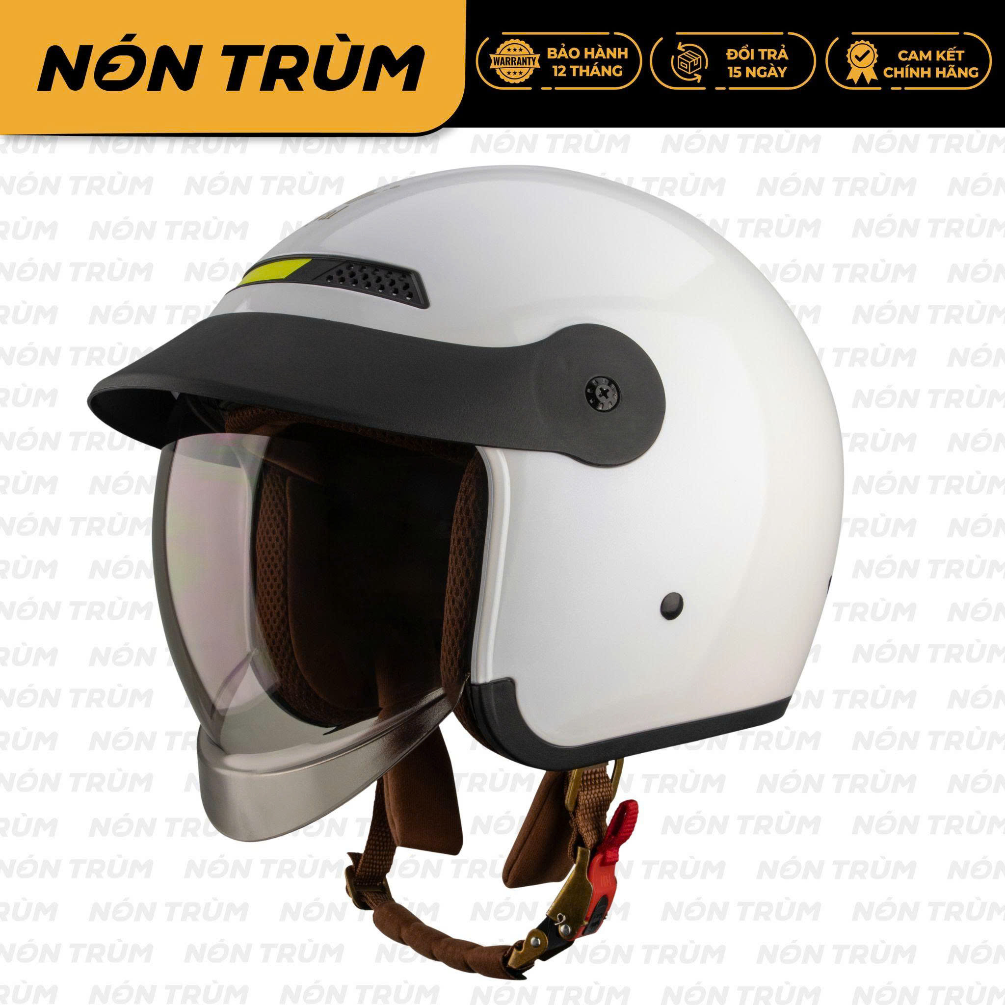 Mũ Bảo Hiểm 3/4 Royal M139 LUX Kèm Lưỡi Trai Che Nắng