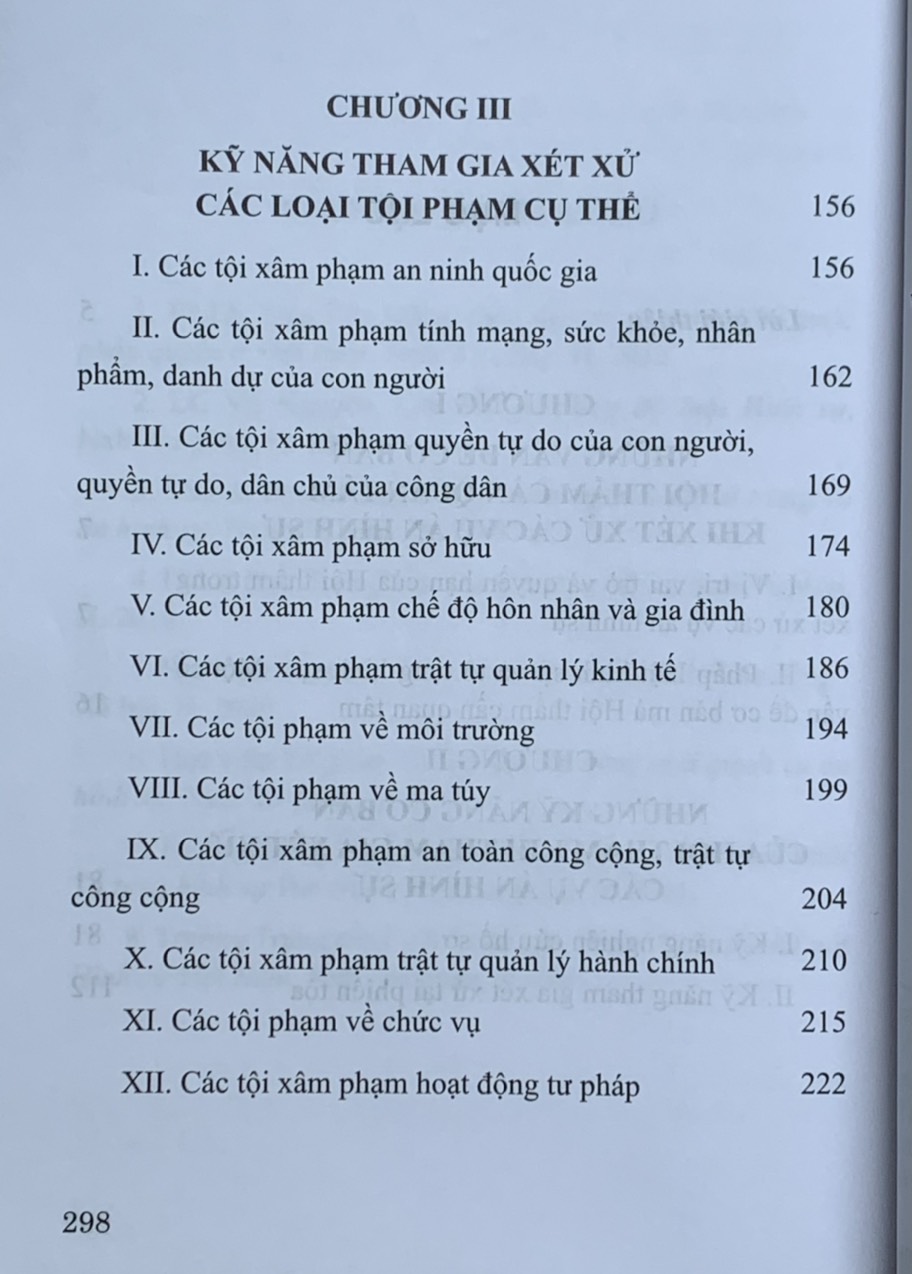 Kỹ năng nghiệp vụ hội thẩm dung trong xét xử các vụ án hình sự (Tái bản lần thứ nhất)