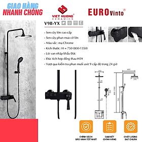 BỘ SEN TẮM ĐỒNG THAU NÓNG LẠNH EUROVINTO CAO CẤP MÃ V9B-YX