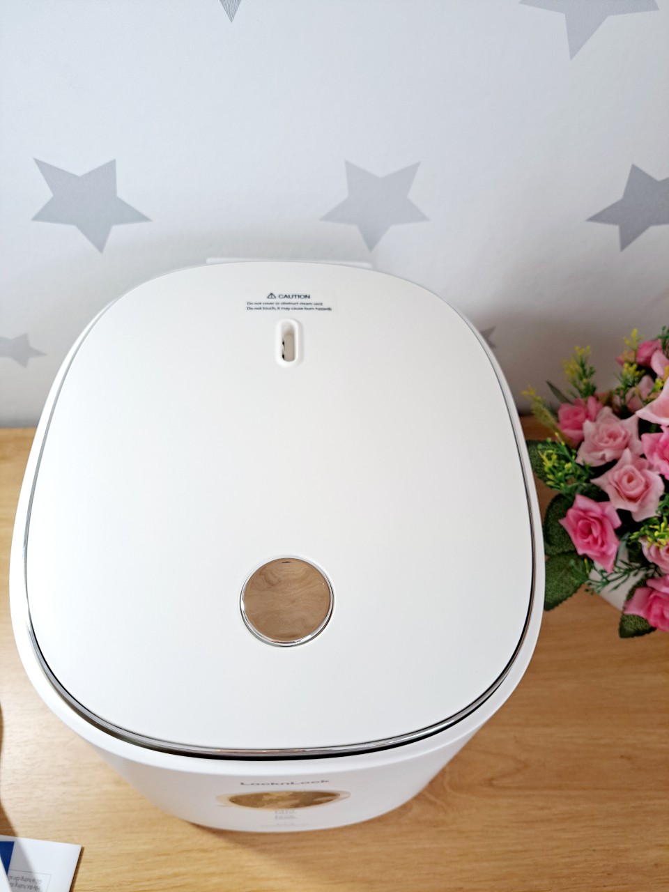 Nồi Cơm Điện Lock&Lock Bianco Nemo Rice Cooker 1.2L EJR384IVY 6 Chế Độ, Giữ Ấm 24h, màn hình LCD - Hàng Chính Hãng