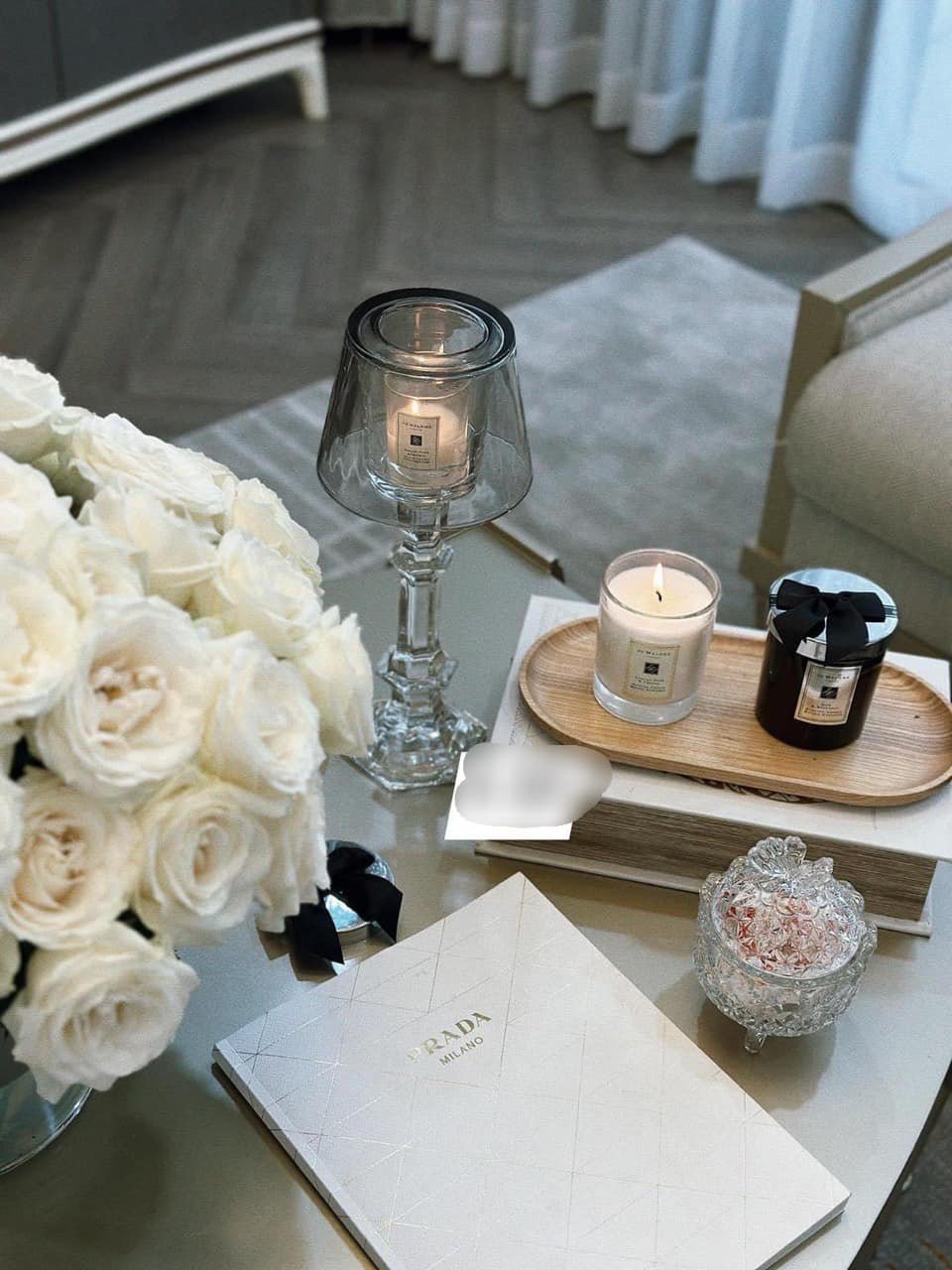 Đèn nến pha lê Godinger Dublin Villa Marca