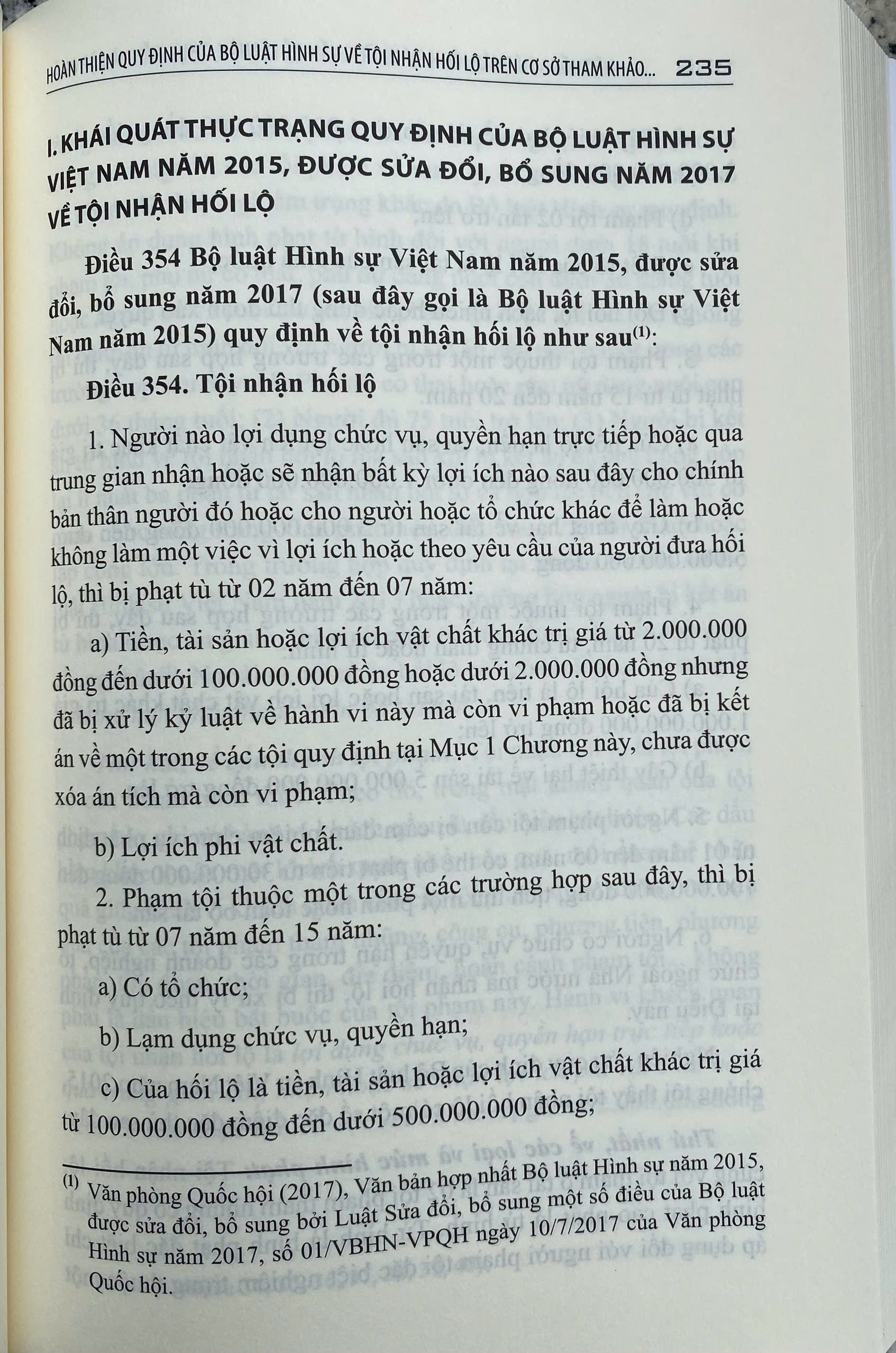 Kỷ Yếu Hội Thảo Khoa Học: Hệ Thống Tư Pháp Hình Sự - Những Vấn Đề Lý Luận, Thực Tiễn Và Lập Pháp