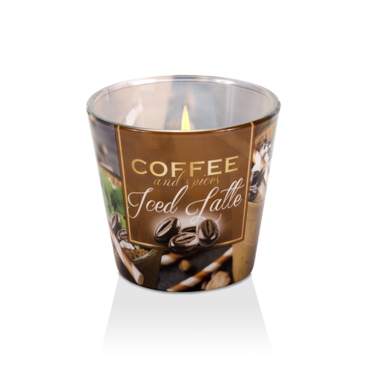 Ly nến thơm Bartek Candles BAT5178 Iced Latte Coffee 115g (Hương cà phê latte)