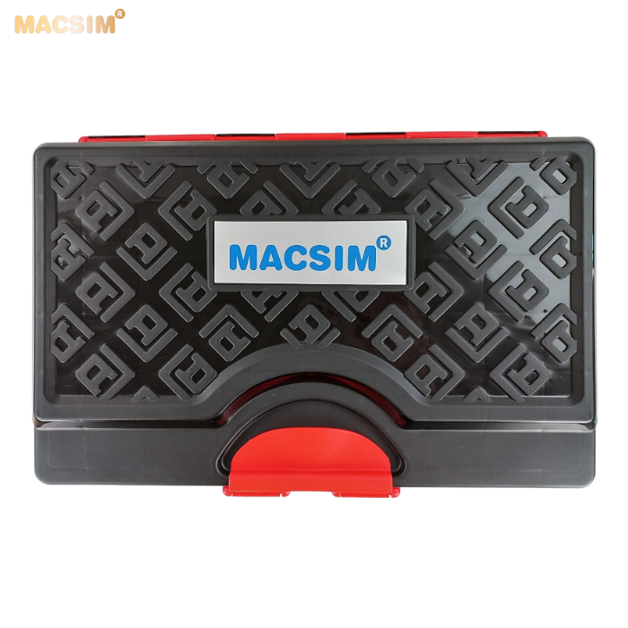 Hộp đựng đồ 48l đen pha đỏ xếp gọn kích thước 50cm x 32cm x 31cm - hộp đựng đồ trong cốp ô tô nhãn hiệu Macsim chất liệu PP cao cấp