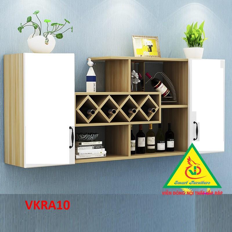 Tủ kệ trang trí treo tường VKRA10 - Nội thất lắp ráp