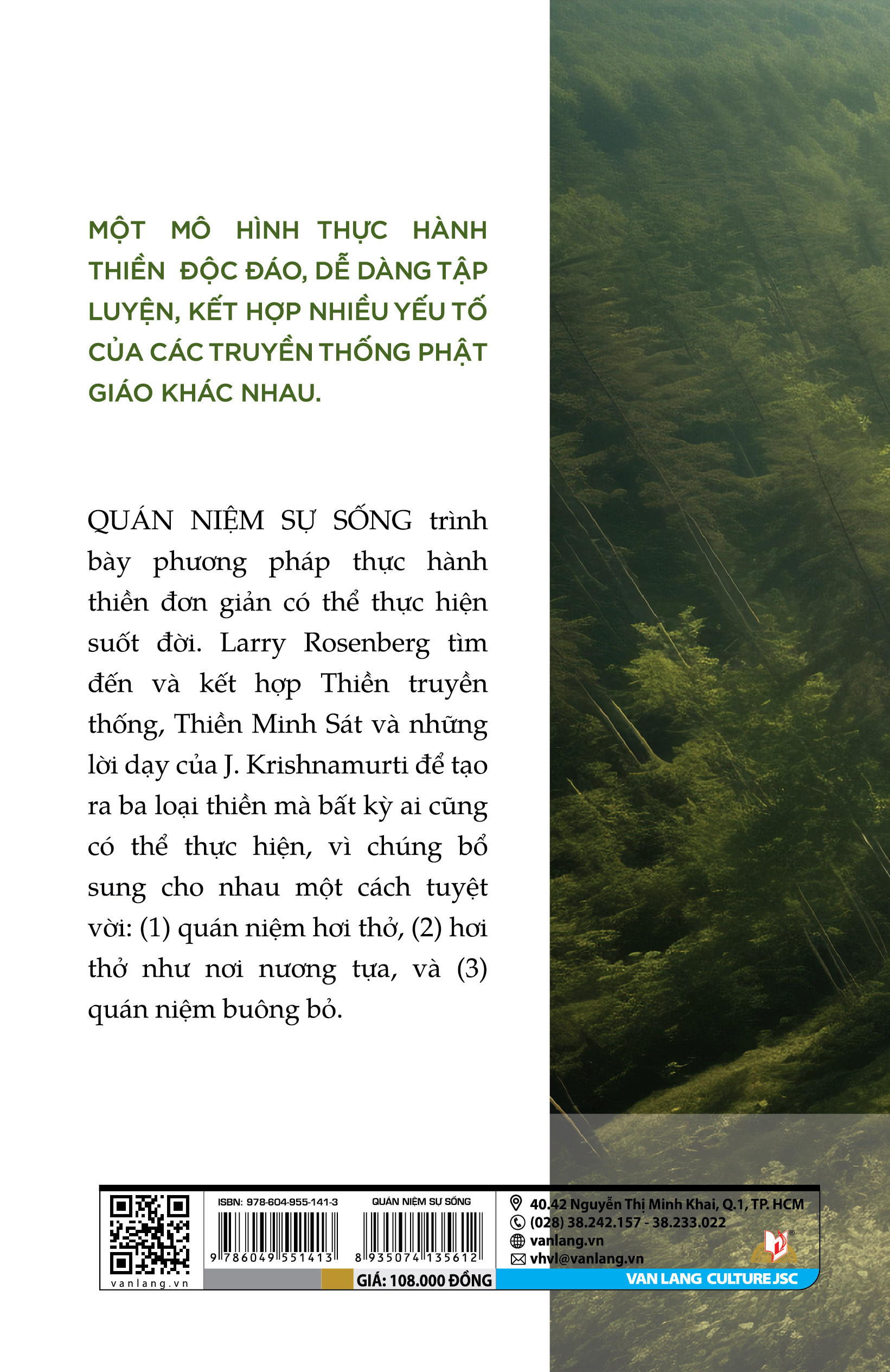 Quán Niệm Sự Sống - Ba Bước Tới Tỉnh Thức - Vanlangbooks