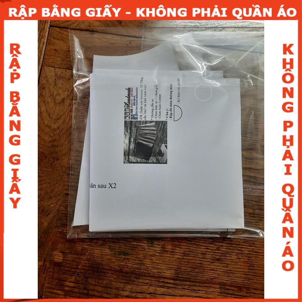 Rập đầm vàng cổ chân mã 1125 - giấy A0 (BẢN VẼ)
