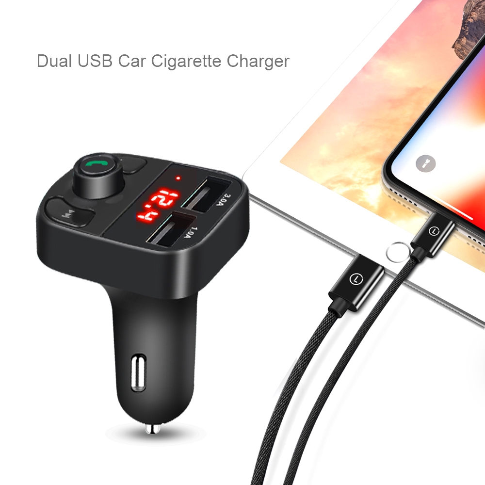 Tẩu Nghe Nhạc Mp3 Blutooth Cho Xe Ô Tô Thương Hiệu D.E.L