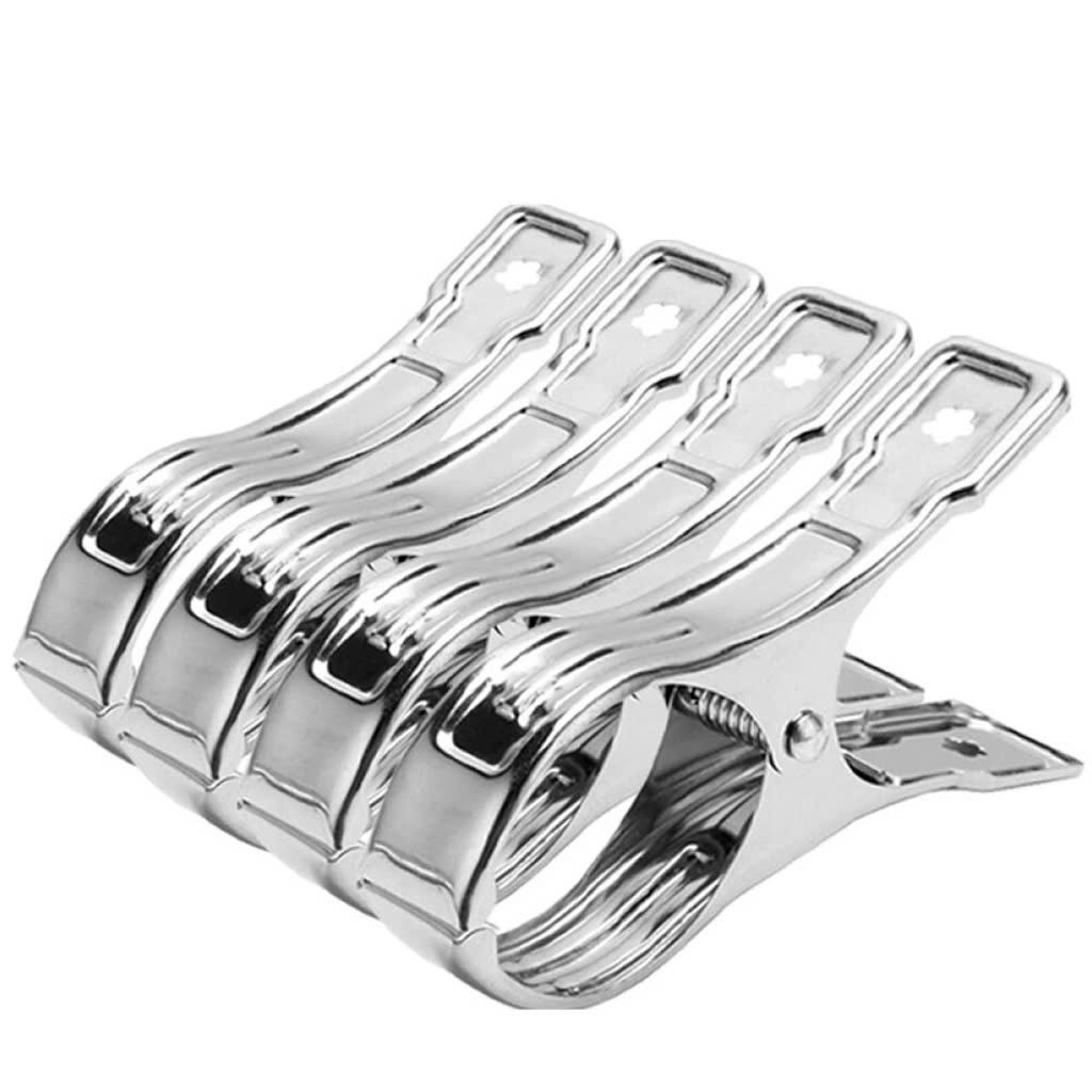 COMBO 5 Kẹp 9cm Miệng Lớn Kẹp Phơi Quần Áo Chăn Mền Inox Chống Gió