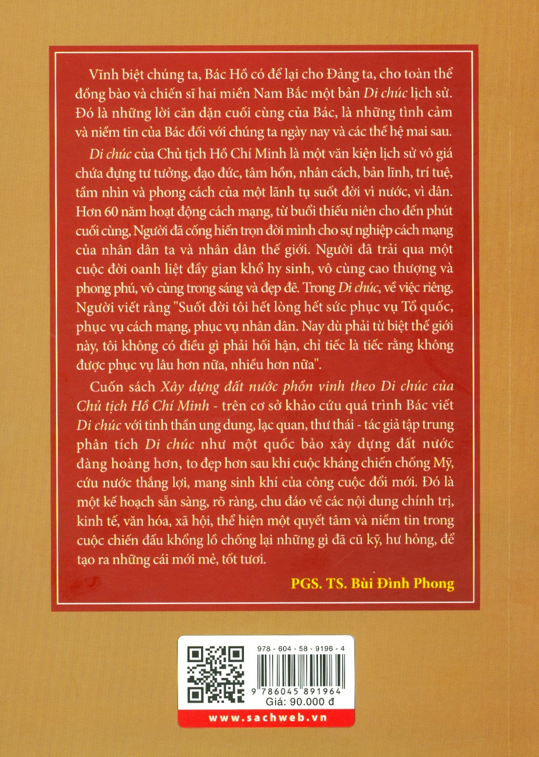 Xây Dựng Đất Nước Phồn Vinh Theo Di Chúc Của Chủ Tịch Hồ Chí Minh