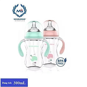 Bình sữa MCGoldson cổ rộng PP 300ml