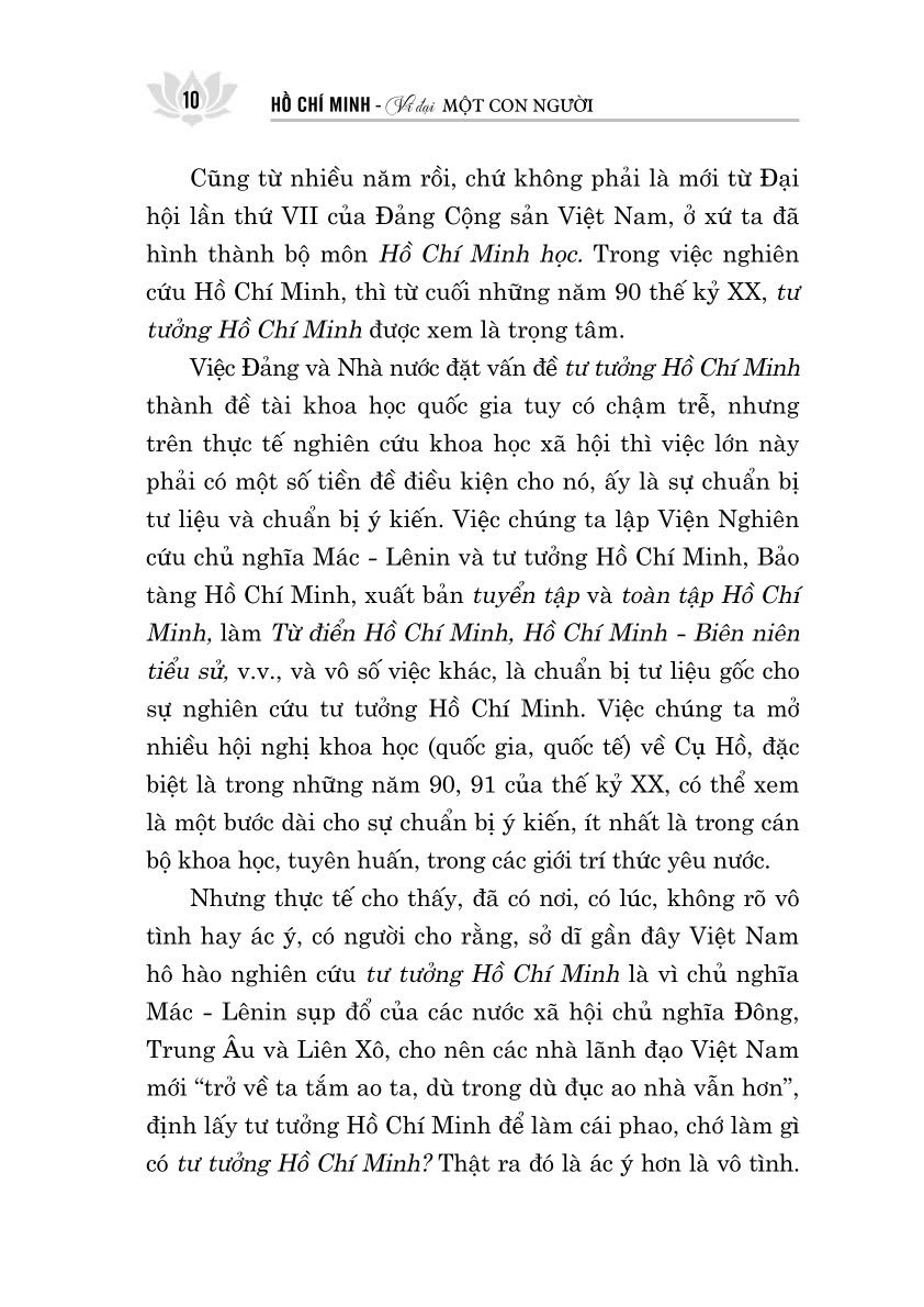 Hồ Chí Minh - Vĩ đại một con người (Tái bản, có chỉnh sửa)
