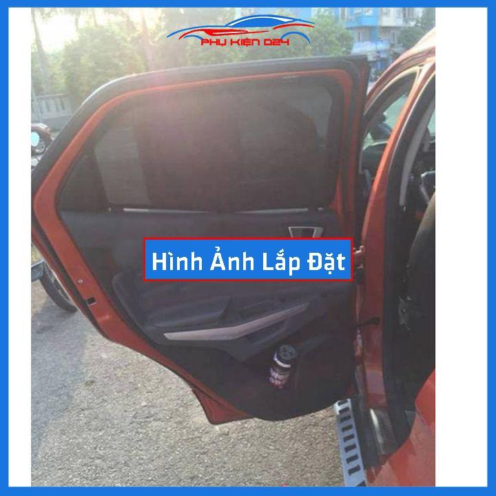 Bộ 4 rèm chắn nắng nam châm Ecosport 2016-2017-2018-2019 khung cố định chống tia UV