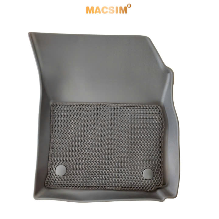 Thảm 2 lớp (sd3) dạng lưới lục giác cho Mitsubishi Attrage 2023+ bề mặt cao su siêu sạch nhãn hiệu Macsim