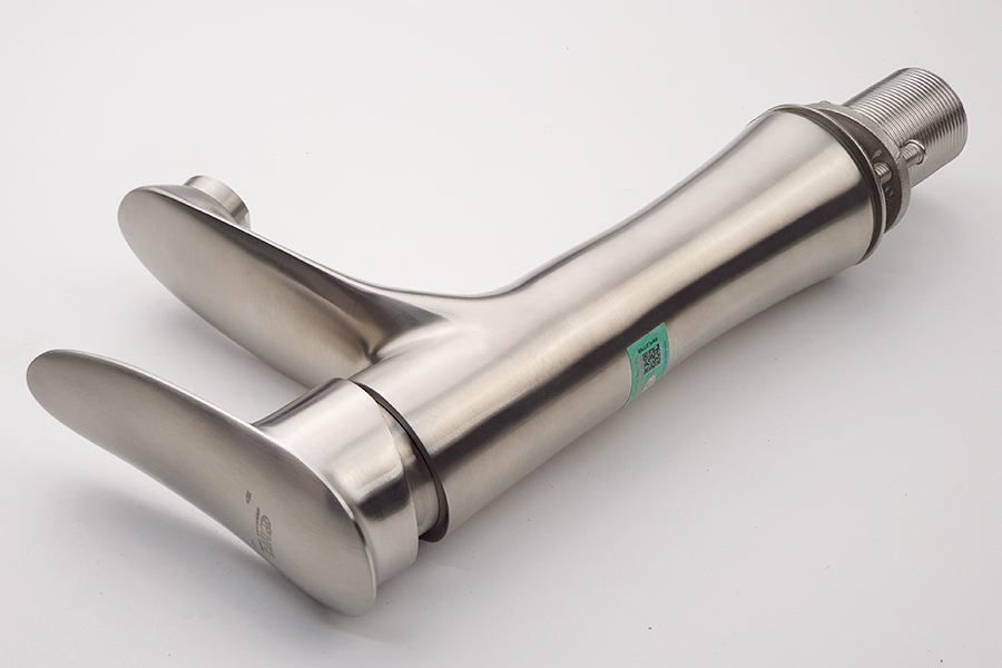 Vòi lavabo nóng lạnh Inox SUS 304 Eurolife EL-ORCHID 02 (Trắng vàng)