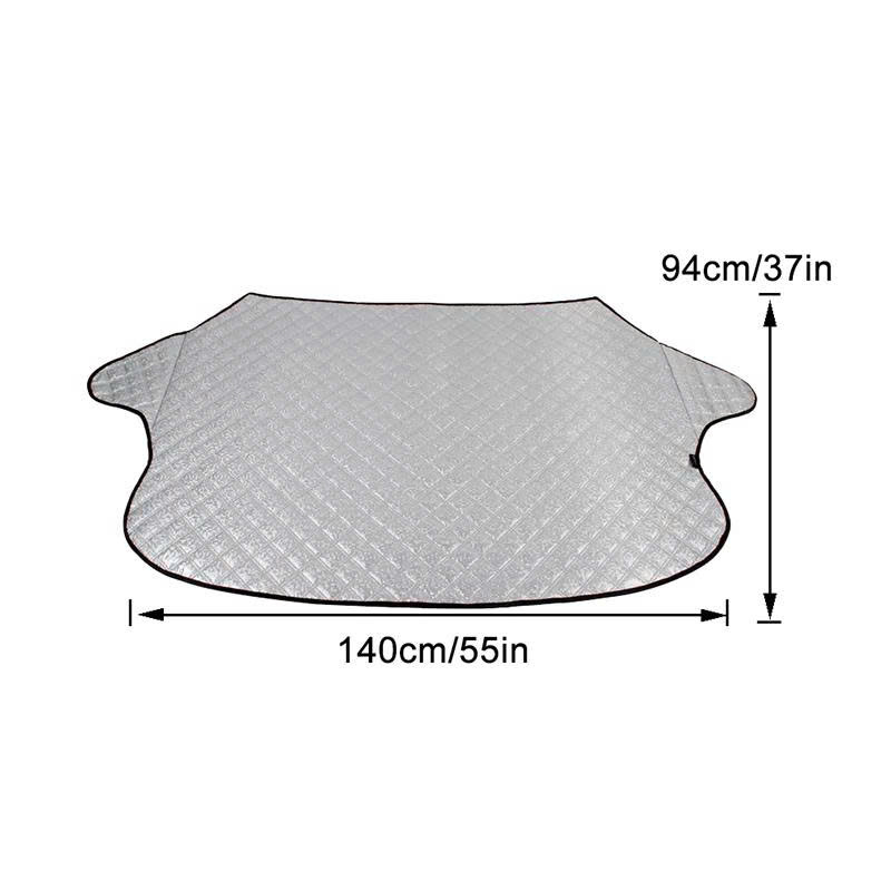 Bạt Che Kính Lái Ô Tô 3 Lớp Cao Cấp – Cách Nhiệt, Chắn Tia UV, Giữ Xe Mát Mẻ Xe 4 Chỗ , 7 Chỗ , Kèm Túi Đựng Đẹp