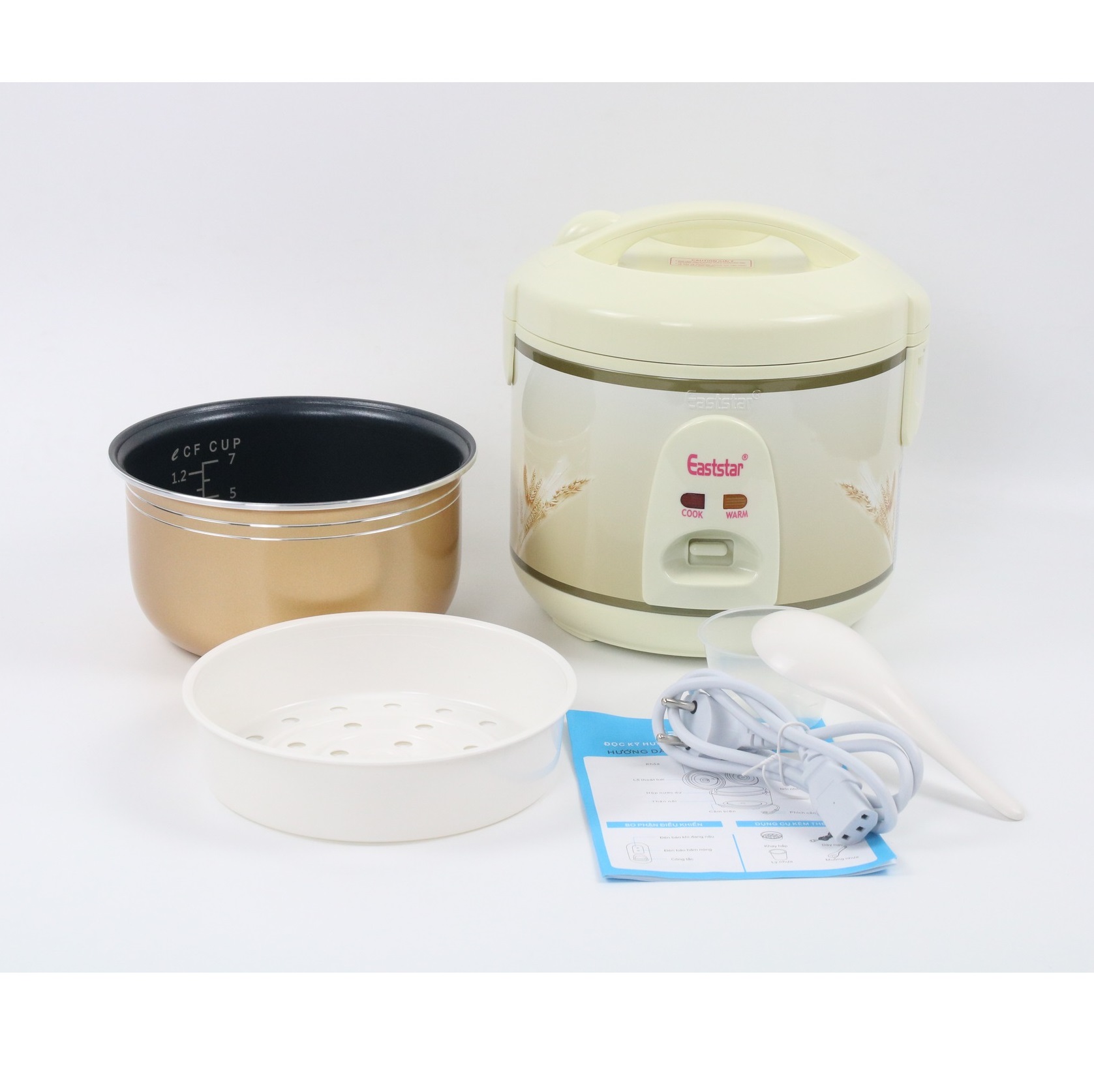 Nồi Cơm Điện Eaststar 508A 1.2 Lít - Màu Ngẫu Nhiên - Hàng Chính Hãng