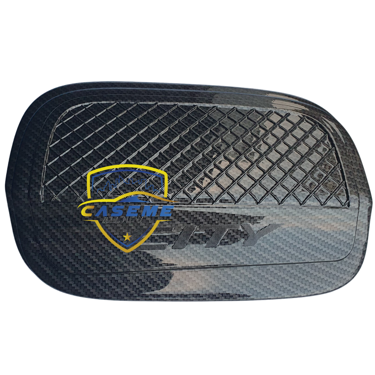 Ốp Nắp Bình Xăng Vân Carbon Dành Cho Xe Honda City 2021 Cao Cấp
