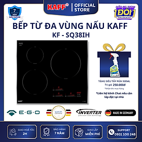 Bếp âm đa từ 3 vùng nấu nhập khẩu Germany KAFF KF-SQ38IH -HÀNG CHÍNH HÃNG