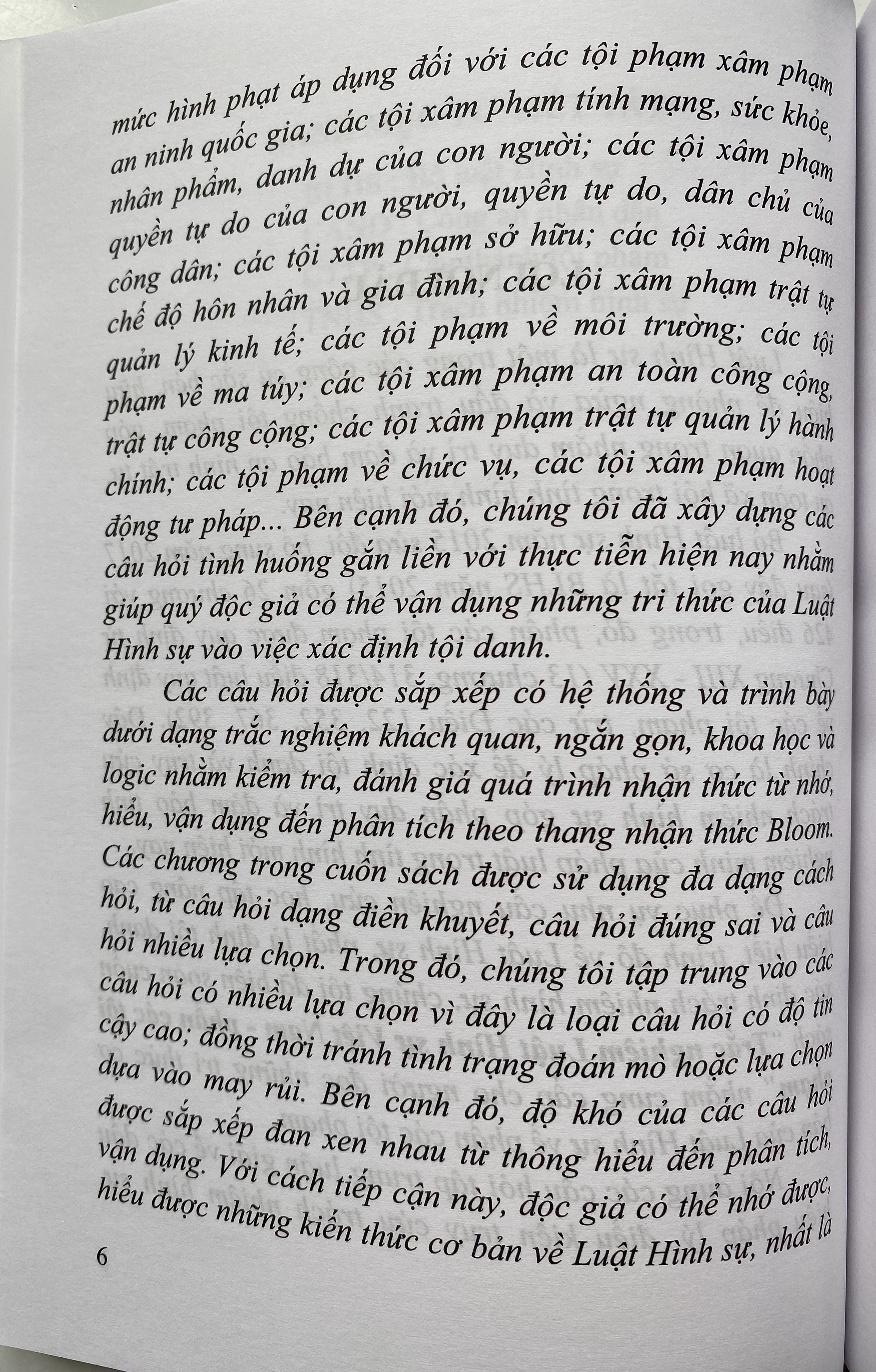 Trắc Nghiệm Luật Hình Sự Việt Nam - Phần Các Tội Phạm