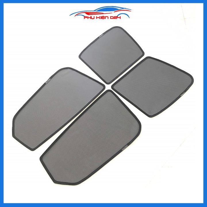 Bộ 4 rèm chắn nắng nam châm Ecosport 2016-2017-2018-2019 khung cố định chống tia UV