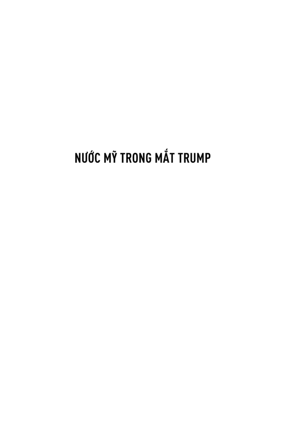 Nước Mỹ Trong Mắt Trump