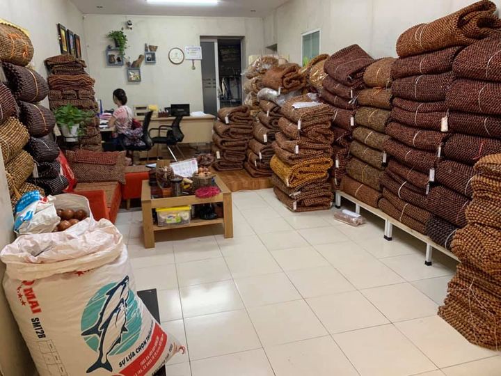 Chiếu hạt gỗ hương 1,6m x2m hạt 15ly - Nệm giường mát xa , Tấm trải giường dùng cho điều hòa .Đệm gấp đa năng tiện ích