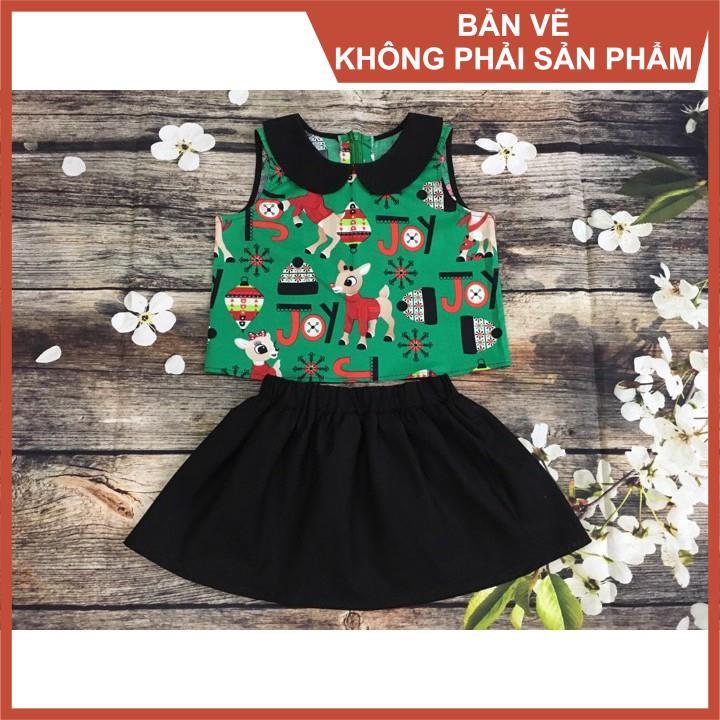 Rập giấy A0 mã R90 (BẢN VẼ) rập set váy bé