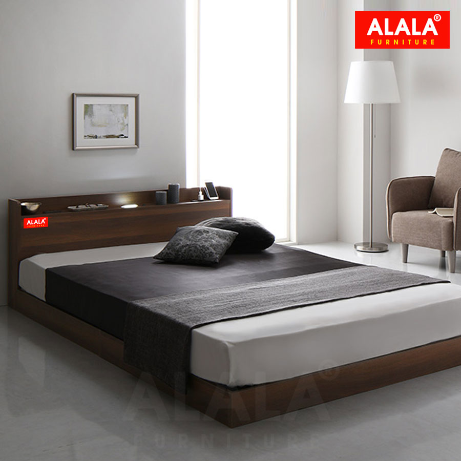 Giường thấp ALALA67 / Miễn phí vận chuyển và lắp đặt tận nơi/ Đổi trả 30 ngày/ Sản phẩm được bảo hành 5 năm từ thương hiệu ALALA/ Chịu lực 700kg